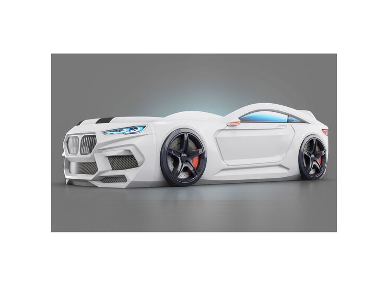 Кровать-машинка Romack Romeo-M белая