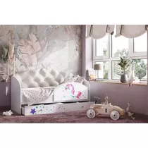Детская кровать Звездочка с бортиком
