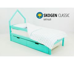 Детская кровать-домик мини «Svogen мятный»