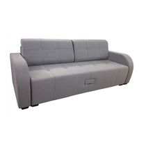 Прямой диван Маркиз тик-так серый