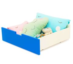 Ящик для кровати "Svogen синий"