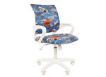 Кресло Chairman Kids 103 white машинки