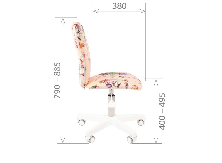 Кресло Chairman Kids 105 white принцесса