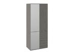 Шкаф для одежды с 1 дверью и 1 зеркальной дверью «Либерти» СМ-297.07.024