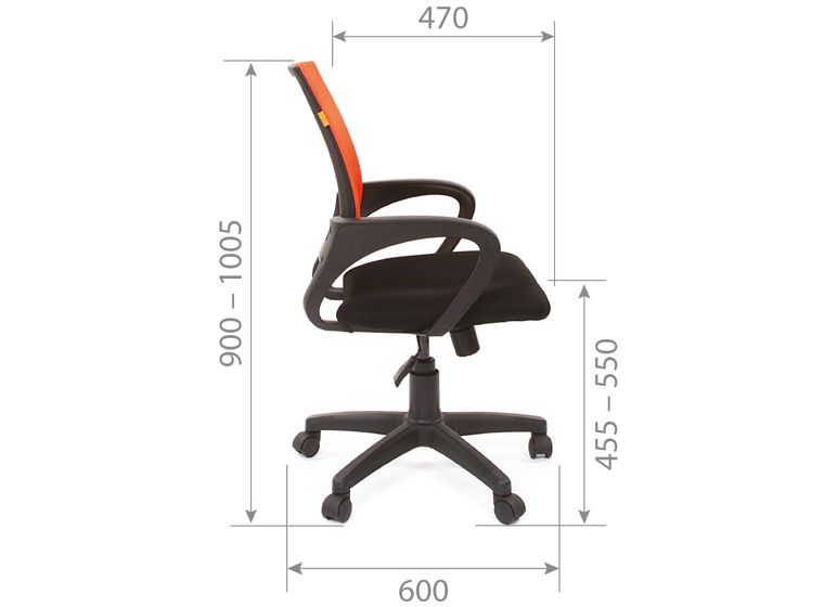 Кресло Chairman 696 black